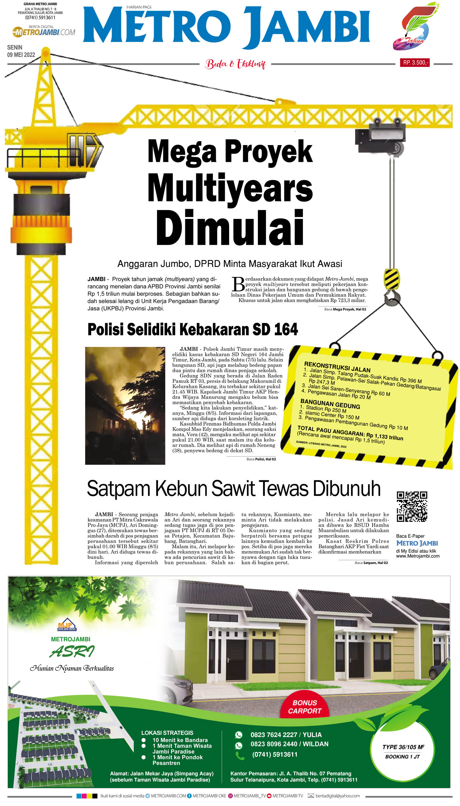 Eceran Koran Harian Pagi Metro Jambi