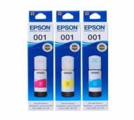 Tinta Epson 001 Original warna Cyan Magenta Yellow