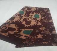 Batik Cap Campur Abstrak Motif Kerang