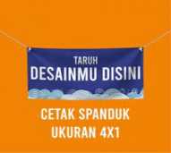 Spanduk 4x1 m