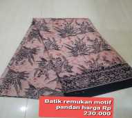 Batik remukan motif daun pandan