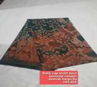 Batik Motif daun kemangi mix abstrak