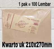 AMPLOP COKLAT UK KWARTO (21 x 27cm)