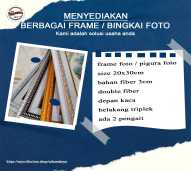 Frame foto / Pigura foto bahan fiber size A4