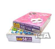 Buku Tulis Kiky Warna 58 / Pack