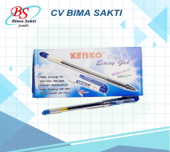 PENA KENKO EASY GEL 0.5mm - BIRU (isi 12)