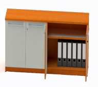 DANKHA CR4-164 LEMARI PENDEK/CREDENZA 4 PINTU AYUN