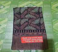 Batik daun mangga mix daun kates