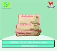 GOLDEN GLOVE INDONESIA LATEX EXAMINATION GLOVES POWDER