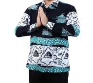 Baju batik motif perahu