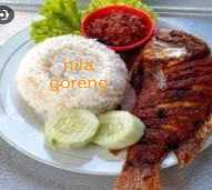 Nila goreng sambal spesial