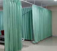 Hospital Cloth Curtain Semi Blackout