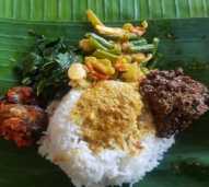 Nasi Bungkus Menu Daging