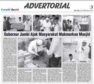 Advertorial & Society Koran Cermin Jambi