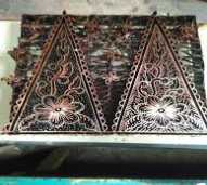 Cap Batik Tumpal Ukuran 20x15