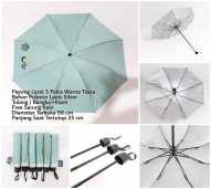 Payung Lipat3 Lapis Silver