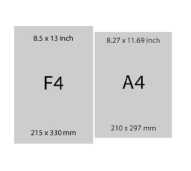 Penggadaan Ukuran Kertas A4-F4