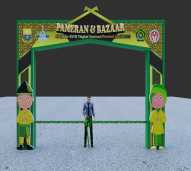 Pembuatan Entrance Gate/Gapura