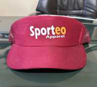 Topi Bahan setengan Kain + Sablon