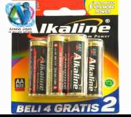 Baterai ABC Alkaline AA 1,5 volt