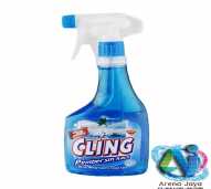 CLING Pembersih Kaca Botol 425ml - Blue Terbaru