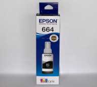 Tinta Epson 664 Black 70 ml untuk Printer Epson L100, L110, L120, L200, L210, L220, L300, L310, L350, L355, L360, L365, L455, L550, L555