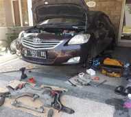 Jasa Servis Ganti Rantai Temeng, Rack end, Tie Rod, Bos Kepak, Kampas Rem, Filter Minyak, Busi, Filter Oli dan Oli Mobil Innova