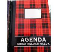 Buku Agenda surat masuk dan keluar