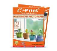 Kertas Foto E-Print Matte Inkjet Photo Paper 130 Gsm