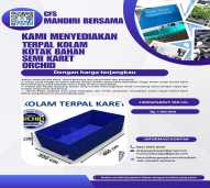 Terpal Kolam Orchid / Tarpaulin Ukuran 3x4x1 M