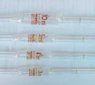 Pipet Seukuran, Skala Permanen Volume 10 ML